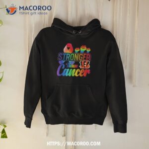 Cincinnati Bengals Stronger Than Cancer shirt, hoodie, sweater