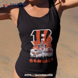 cincinnati bengals the gnomes christmas shirt tank top 2