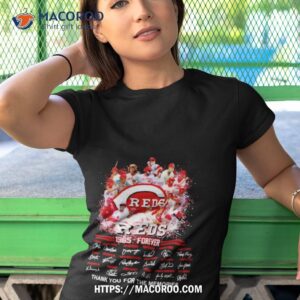 cincinnati reds 1965 forever thank you for the memories signatures shirt tshirt 1