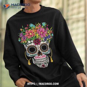 cinco de mayo sugar skull dia los muertos day of dead shirt sugar skull pumpkin sweatshirt