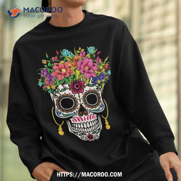 Cinco De Mayo Sugar Skull Dia Los Muertos Day Of Dead Shirt, Sugar Skull Pumpkin