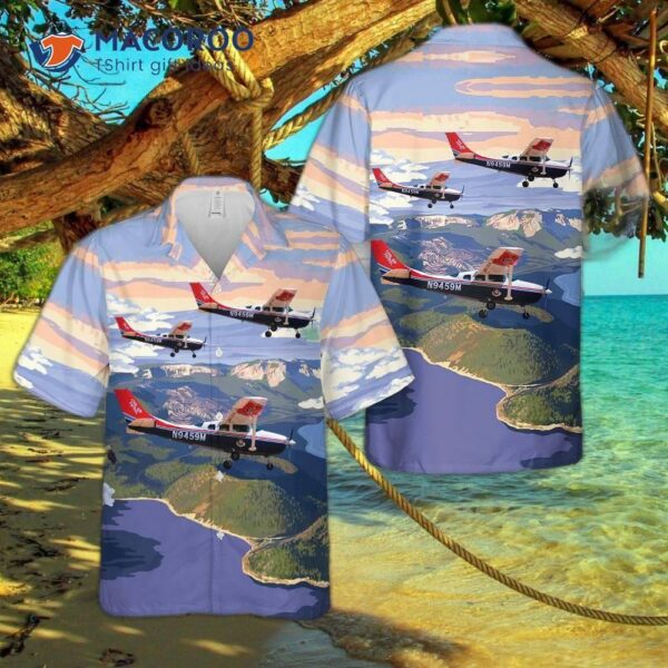 Civil Air Patrol Cessna 206 Hawaiian Shirt