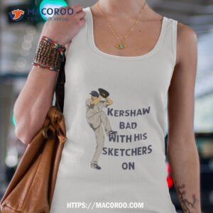 clayton kershaw sketchers pitching shirt tank top 4