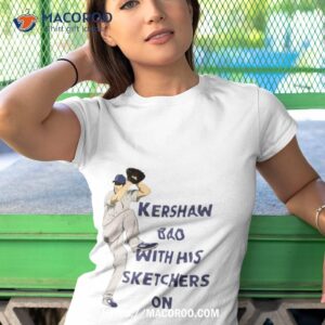 clayton kershaw sketchers pitching shirt tshirt 1