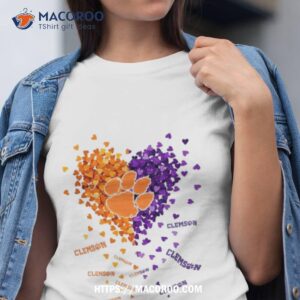 Clemson Tigers Tiny Heart Shape 2023 Shirt