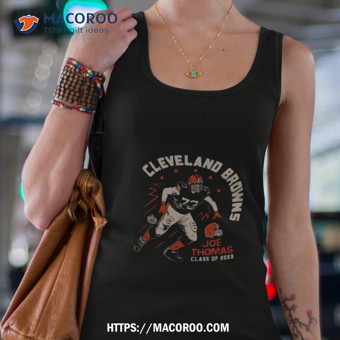 Official Cleveland browns joe thomas class of 2023 homage shirt