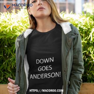 Cleveland Down Goes Anderson Shirt