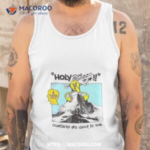 climbers get closer to dog shirt tank top