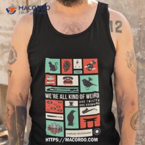 collage haruki murakami shirt tank top