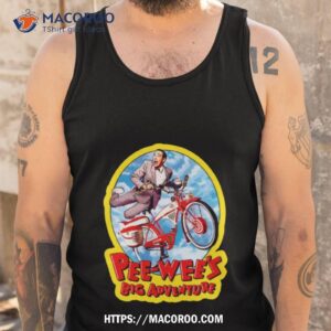 comedy pee wee s big adventure large marge shirt tank top