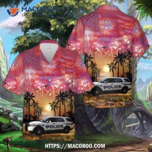Contest  Town Of Woodbury Police Departt’s Fourth July Hawaiian Shirt Contest