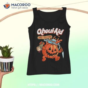 cool ghoul aid funny pumpkin cute meme halloween shirt tank top