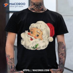 Cool Vintage Christmas Santa Claus Face Shirt, Christmas Santa Claus