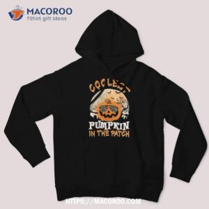 coolest pumpkin in the patch halloween boys girls kids funny shirt hoodie