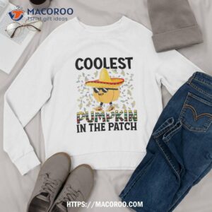 coolest pumpkin in the patch toddler boys halloween kids shirt sweatshirt