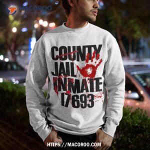 county jail inmate halloween costumes orange prisoner shirt useful gifts for dad sweatshirt