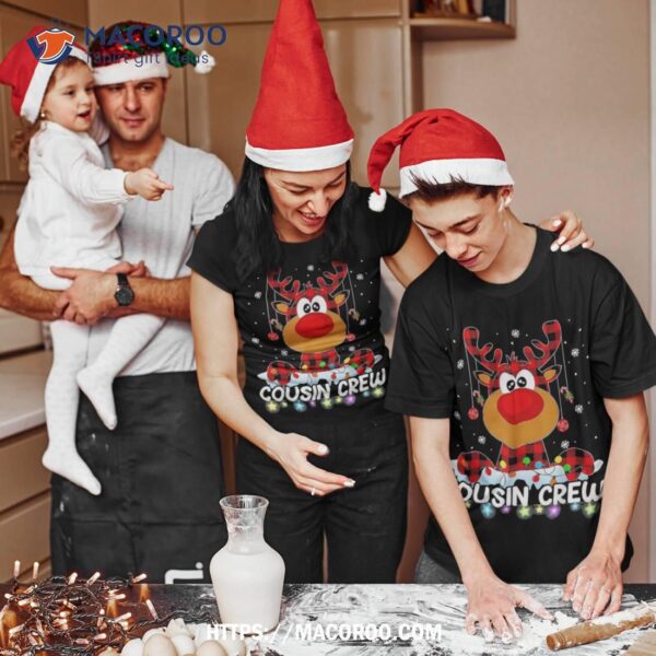 Cousin Crew Christmas 2023 Family Matching Santa Elf Xmas Shirt, Cute Santa Claus