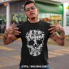 Cows Farm Skeleton Halloween Farmer Cow Skull Shirt, Skeleton Masks