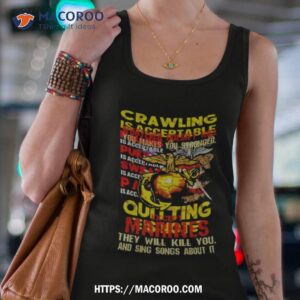 crawling is acceptable quitting is noshirt tank top 4