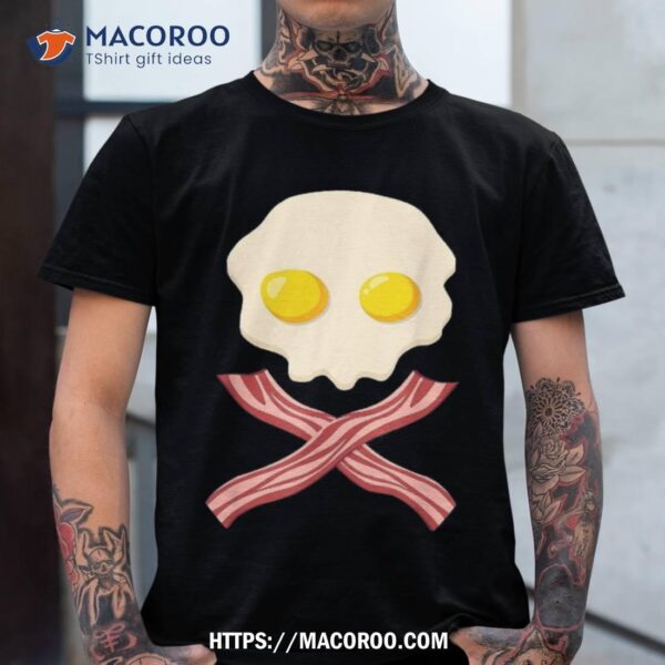 Creepy Egg Bacon Skull – Ghost Face Monster Zombie Halloween Shirt, Spooky Scary Skeletons