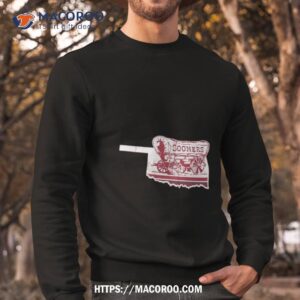 crimson oklahoma sooners sooner schooner fan shirt sweatshirt
