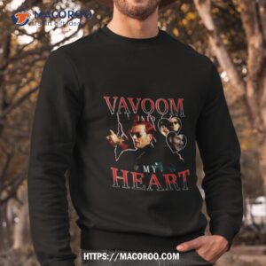 crowley vavoom into my hearshirt sweatshirt