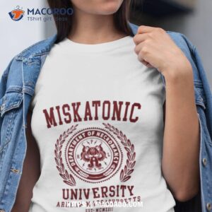 cthulu and lovecraft miskatonic university shirt tshirt