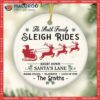 Custom Family Ornament, Christmas Gift, Sleigh Rides Ornament,personalized Holiday Gift