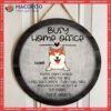 Custom Wooden Sign, Gifts For Dog Lovers, Busy Home Office Please Don’t Knock Or Ring The Bell