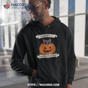 Cute Cat In Pumpkin – Halloween Shirt