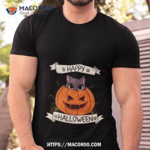Cute Cat In Pumpkin – Halloween Shirt