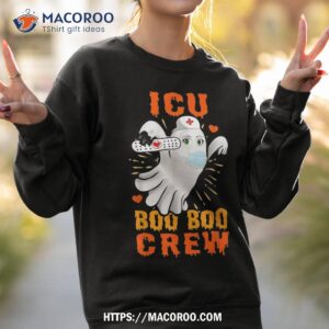 cute ghost halloween icu boo crew nurse gift girls shirt halloween gifts for teens sweatshirt 2