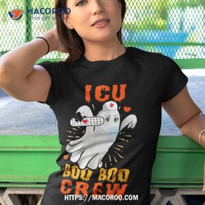 cute ghost halloween icu boo crew nurse gift girls shirt halloween gifts for teens tshirt 1