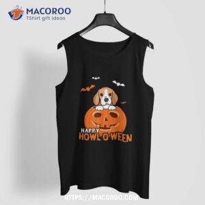 cute halloween beagle dog pumpkin costumes thanksgiving shirt tank top