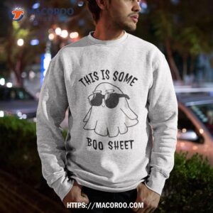 cute this is some boo sheet halloween vibe graphics shirt sweatshirt