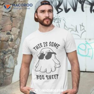 Cute This Is Some Boo Sheet Halloween Vibe Graphics Shirt