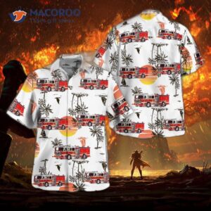 D.c. Fire & Ems Seagrave Capitol Engine 23 – Foggy Bottom Hawaiian Shirt