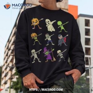 dab pumpkin skeleton ghost alien zombie halloween boys kids shirt sweatshirt