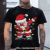 Dabbing Santa Claus Christmas Tree Lights Boys Kids Dab Xmas Shirt, Santa Clause 4