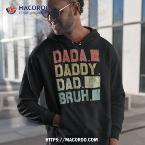 Dada Daddy Dad Bruh Fathers Day Vintage Funny Father Shirt