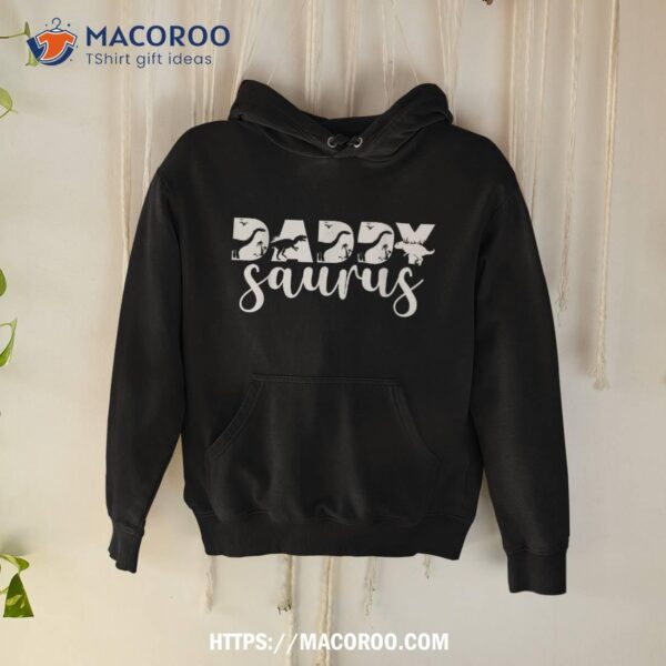 Daddysaurus T-rex Dinosaur Daddy Saurus Family Matching Shirt, Father’s Day Gifts Amazon
