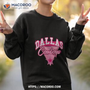 Girls Youth Pink Dallas Cowboys Playtime Dolman T-Shirt