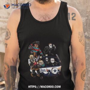 dallas cowboys horror movies characters halloween 2023 shirt tank top