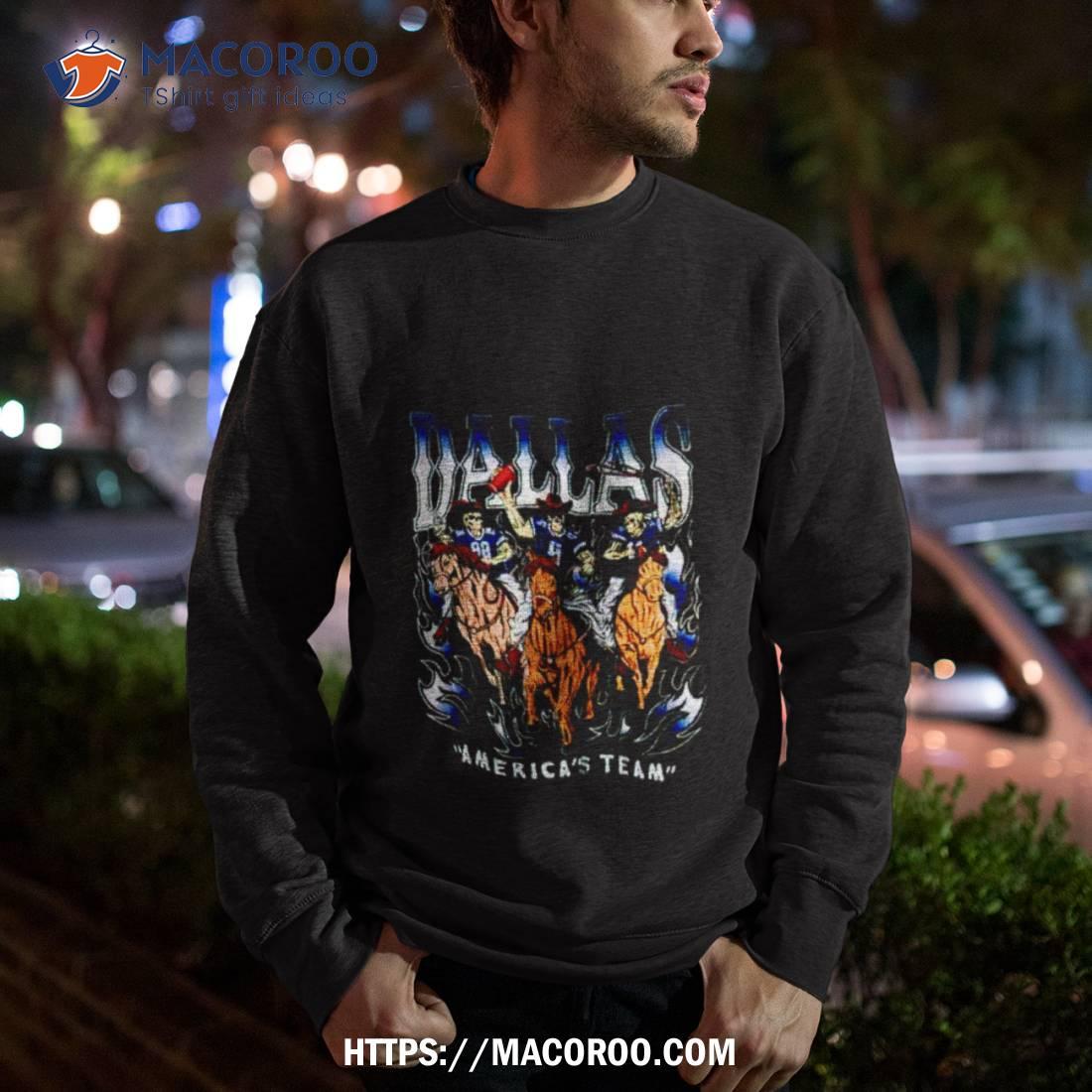 OfficiaI Dallas Cowboys skeleton america's team T-shirt, hoodie, tank top,  sweater and long sleeve t-shirt