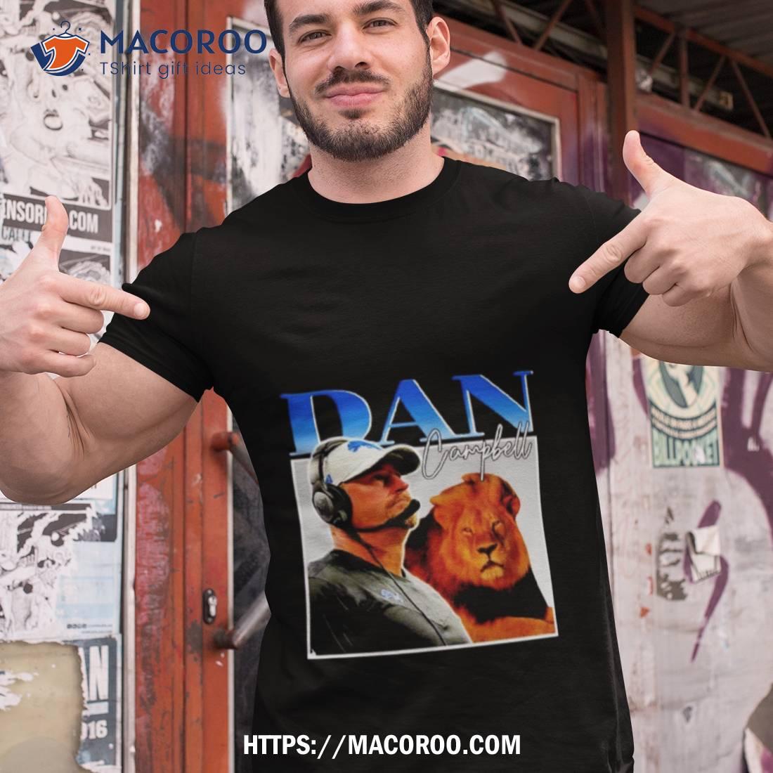 Dan Campbell Detroit Lions Vintage Shirt