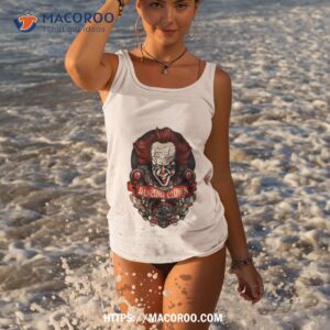 dancing clown halloween horror movie meeshirt tank top