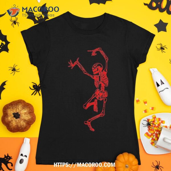 Dancing Skeletons The Dance Of Death Macabre Skull Halloween Shirt, Skeleton Head