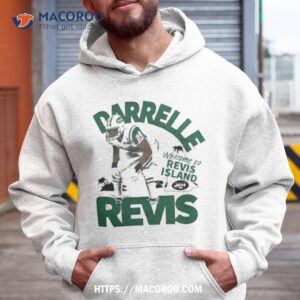 Darrelle Revis Gray New York Jets Retired Player Caricature Tri Blend Shirt