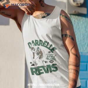 darrelle revis gray new york jets retired player caricature tri blend shirt tank top 1