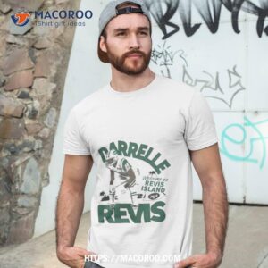 Darrelle Revis Gray New York Jets Retired Player Caricature Tri Blend Shirt